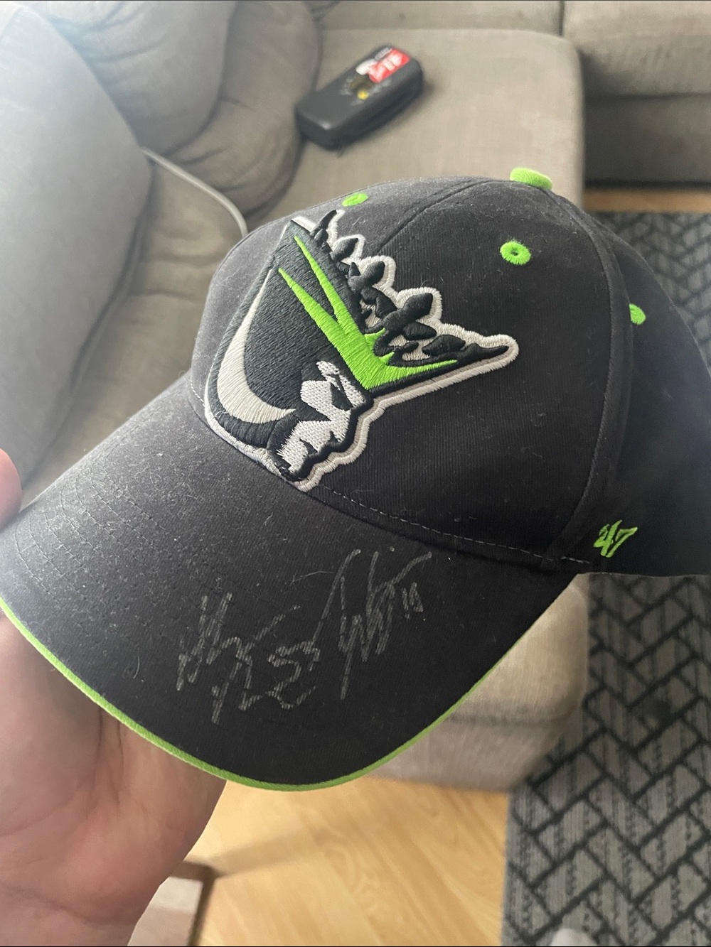 Signed Oil Kings Hat - Picture 2 of 2